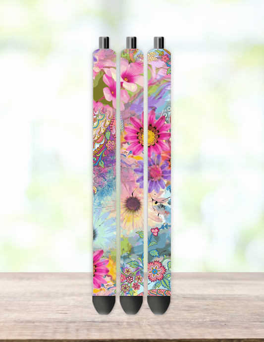 Floral Paisley Pen Wrap