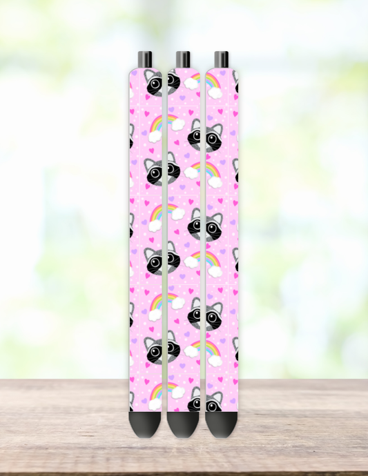 Rainbow Raccoon Pen Wrap