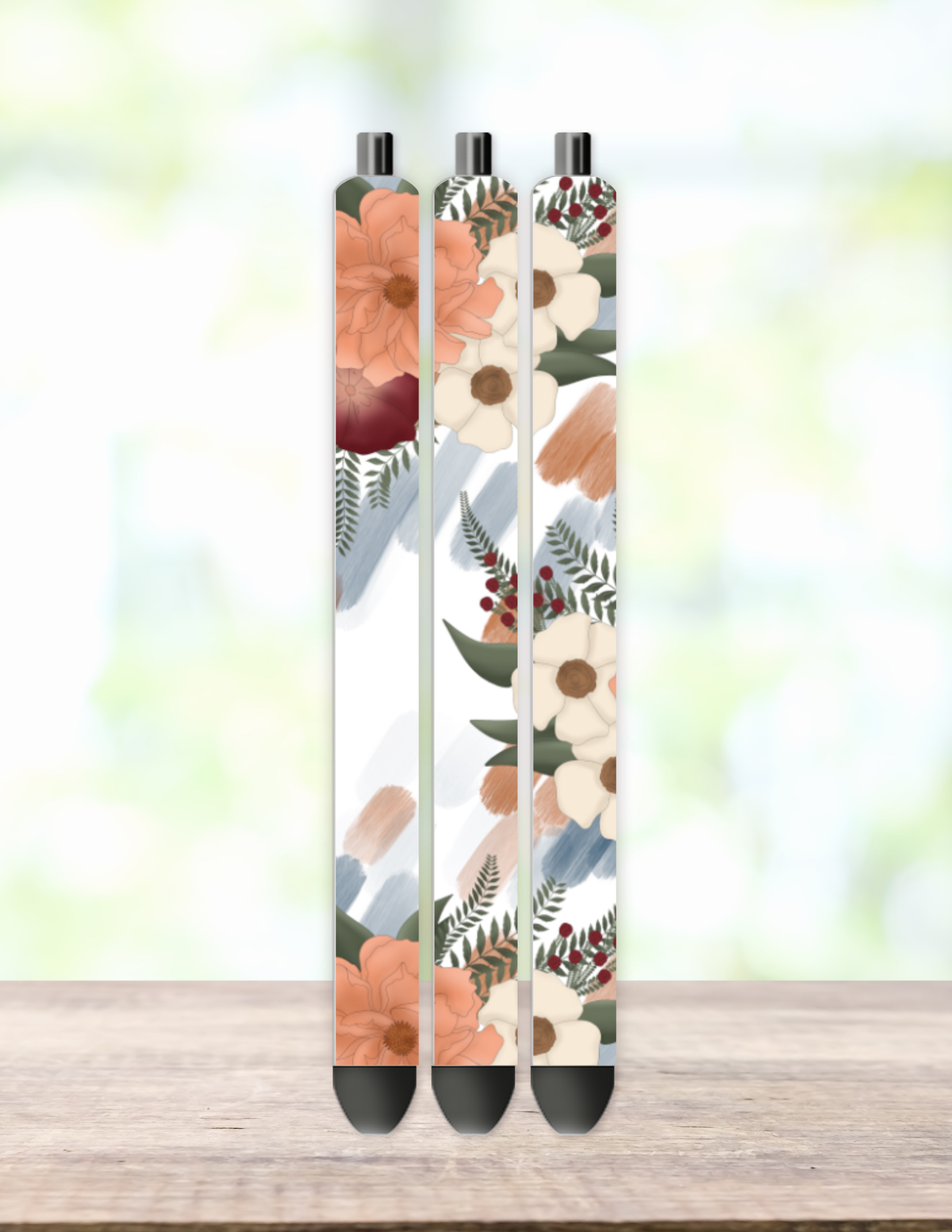 Fall Flowers Pen Wrap