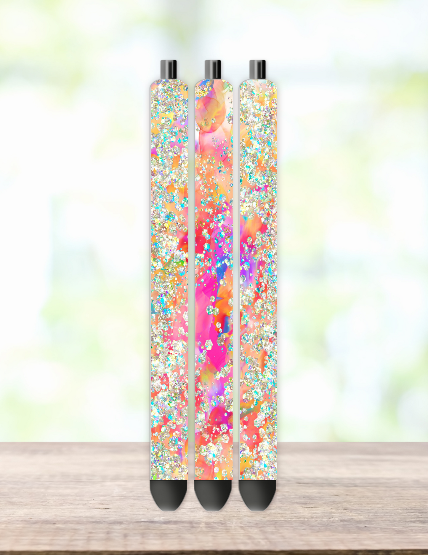 Abstract Glitter Pen Wrap