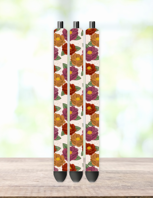 Fall Floral Pen Wrap