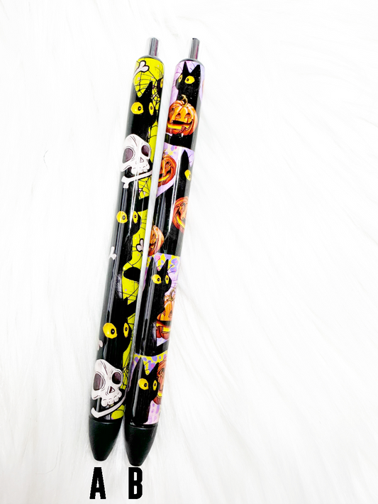 Halloween Black Cat Wrap Pen