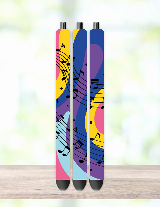 Blue Music Pen Wrap