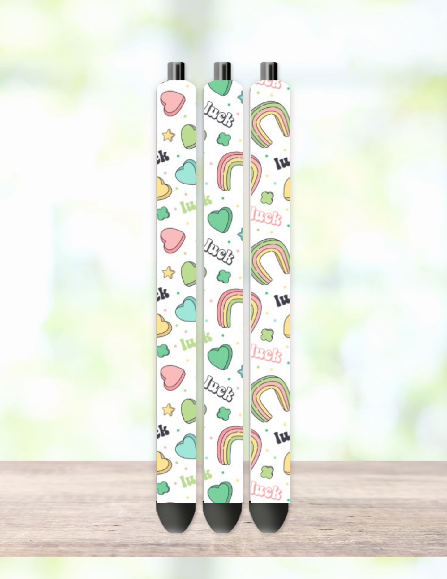 Lucky Rainbow Pen Wrap *made to order*