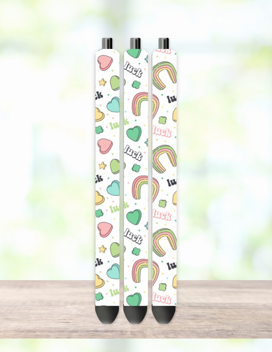 Lucky Rainbow Pen Wrap *made to order*