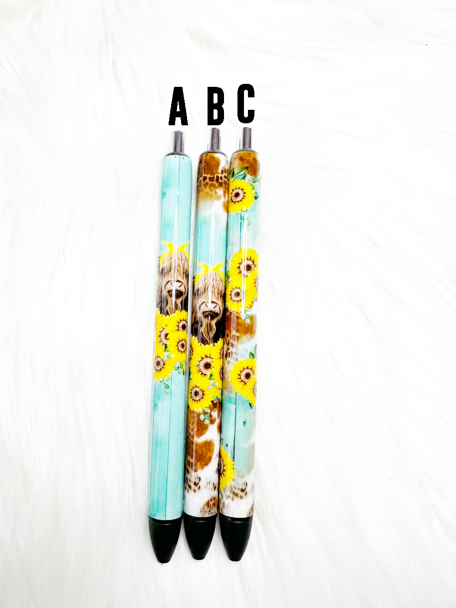 Highland Cow Wrap Pen