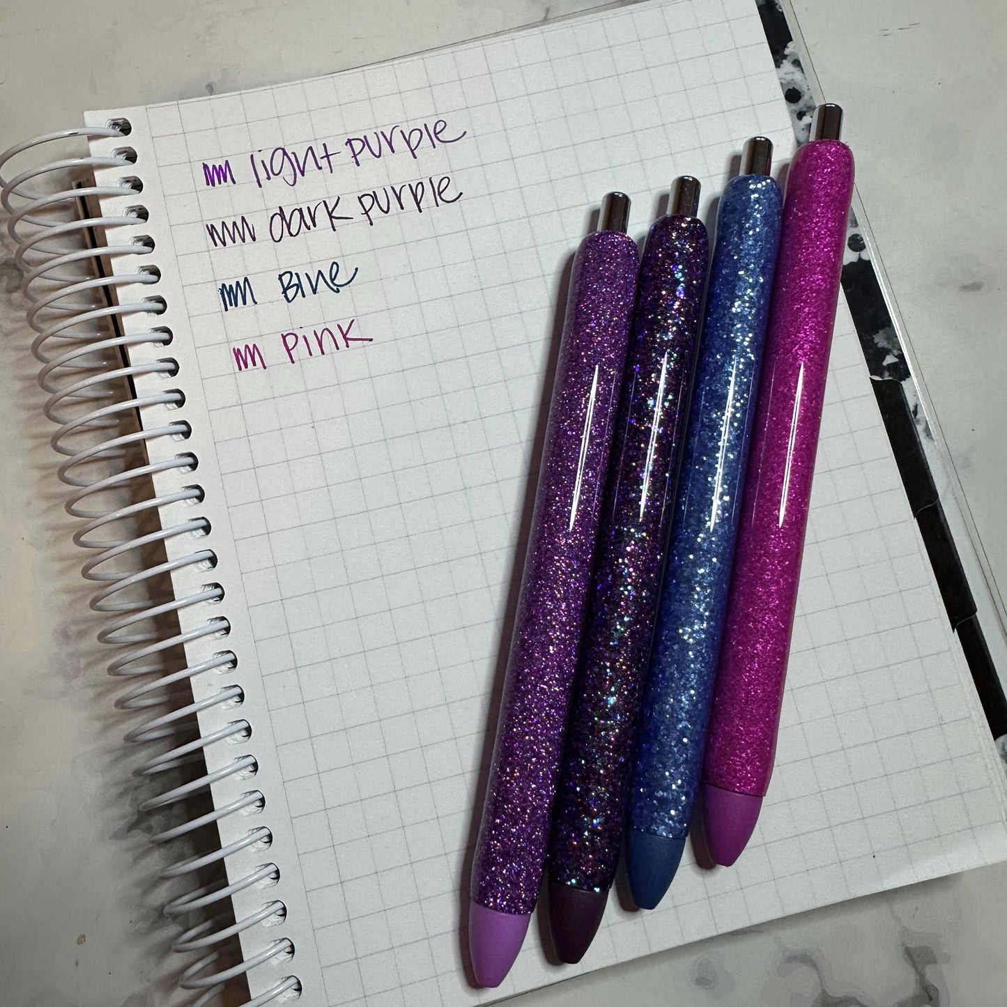 Candy Pop Glitter Pen Set | Matching Ink RTS