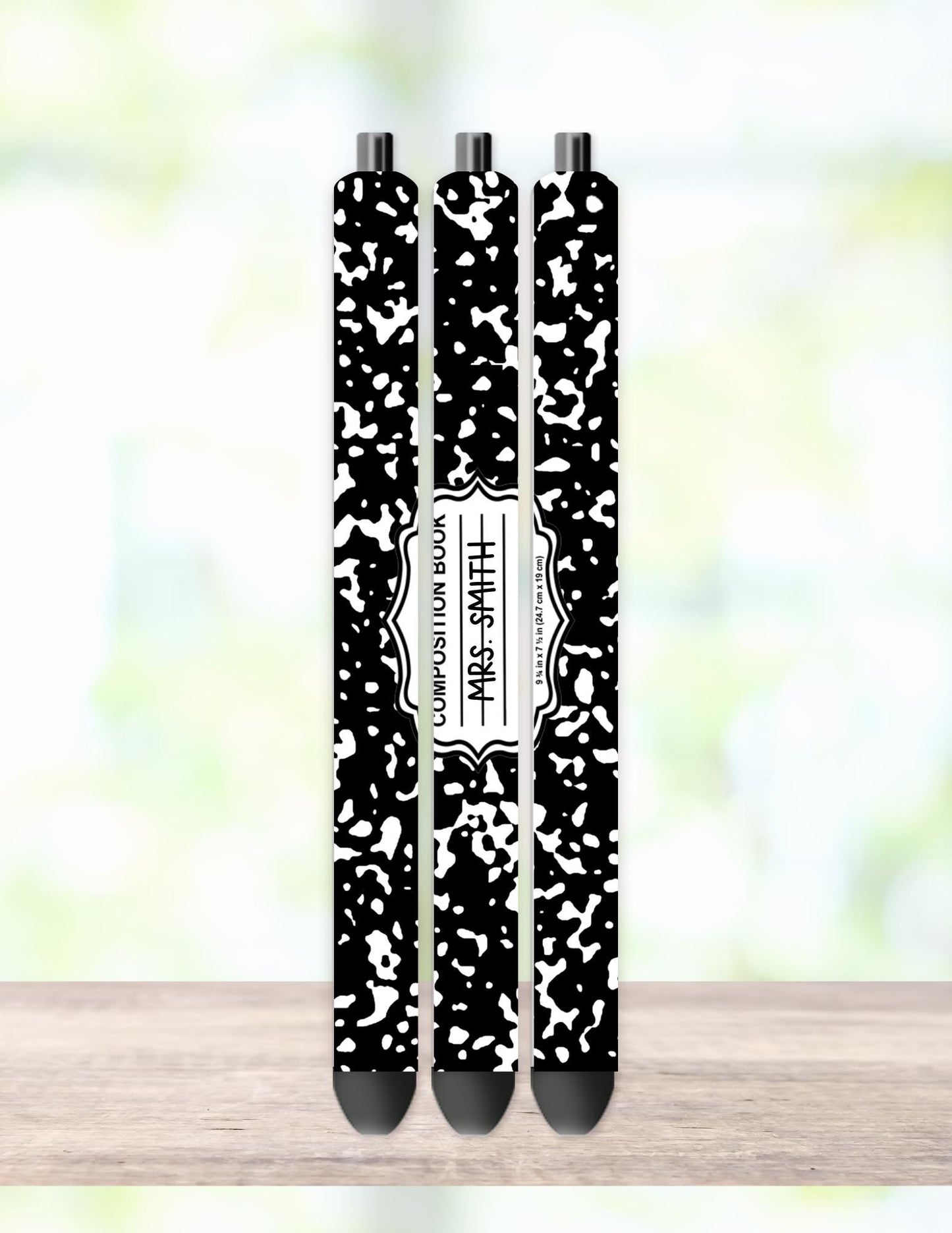Teacher Pencil Composition Pen Wrap