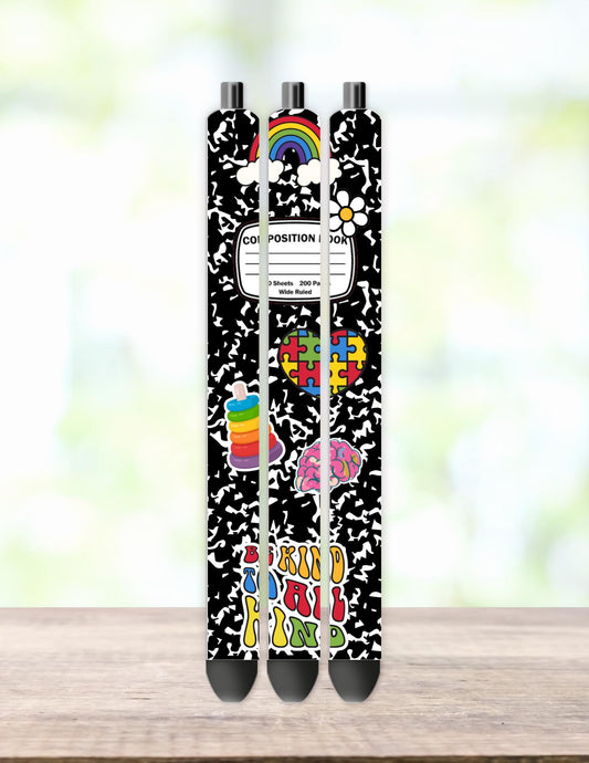 Be Kind to All Composition Pen Wrap