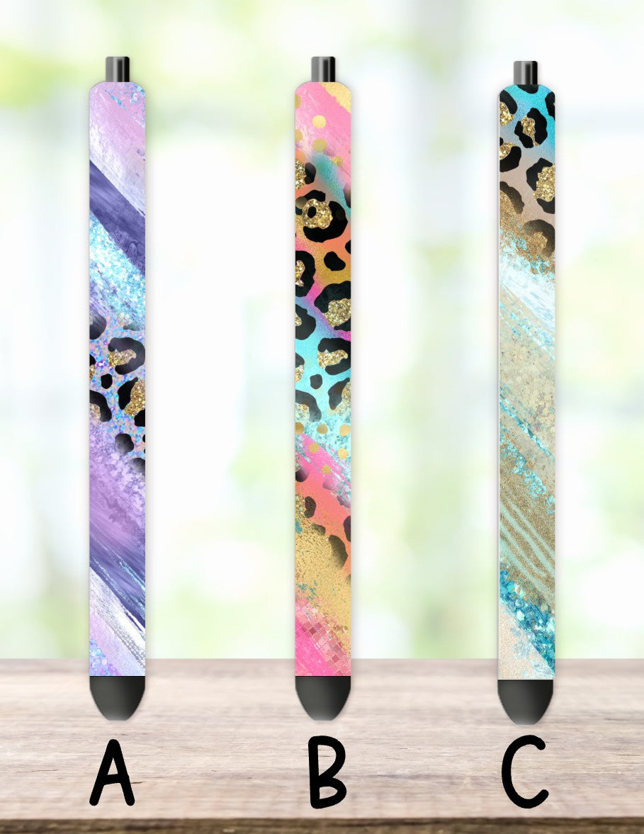 Leopard Abstract Pen Wrap