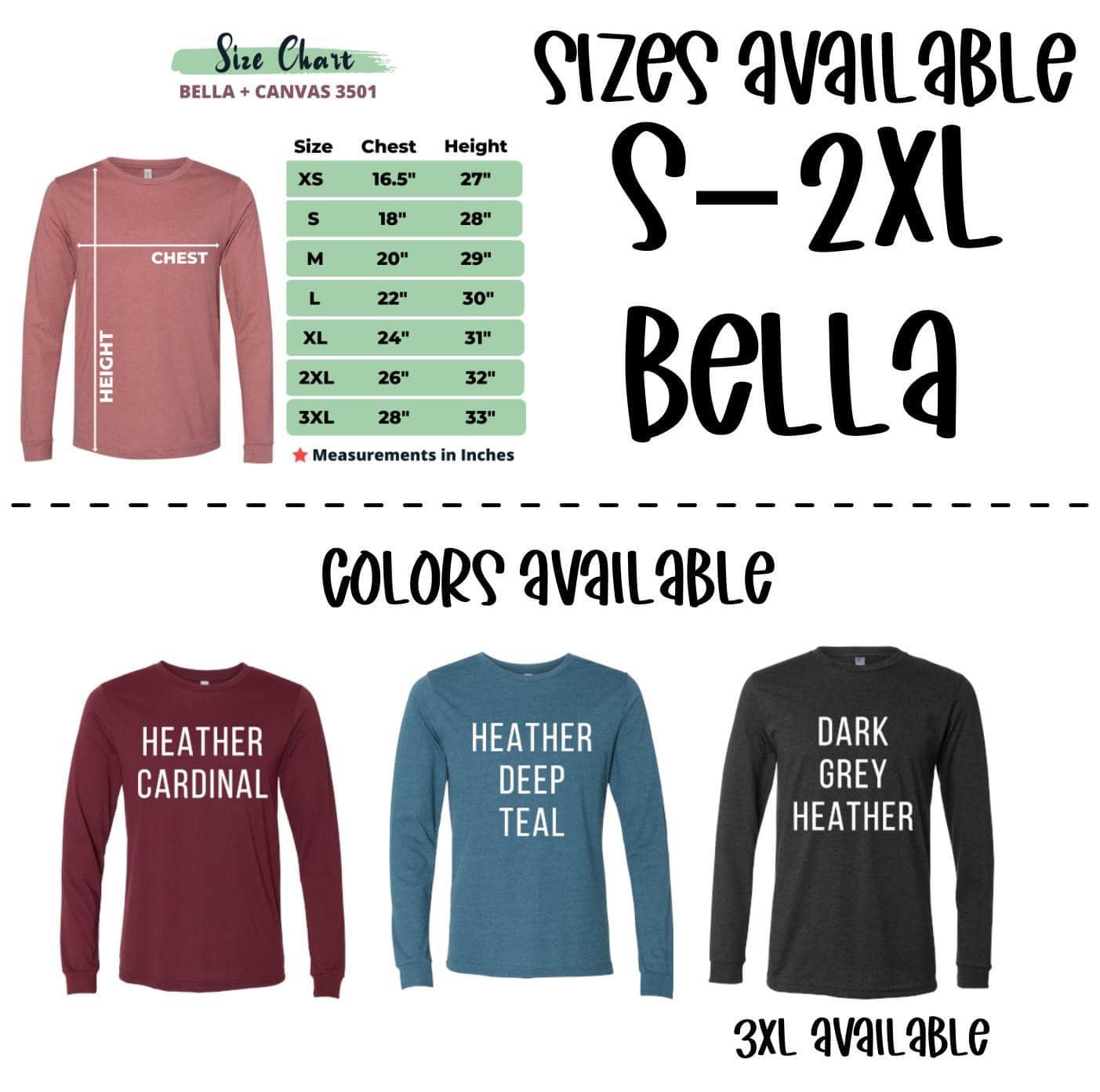 Bella Pick Your Long Sleeve