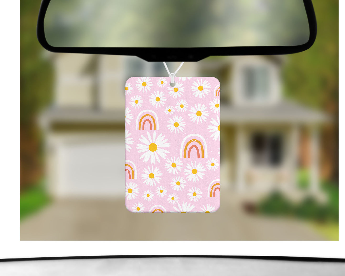Pink Rainbow // Car Air Freshener