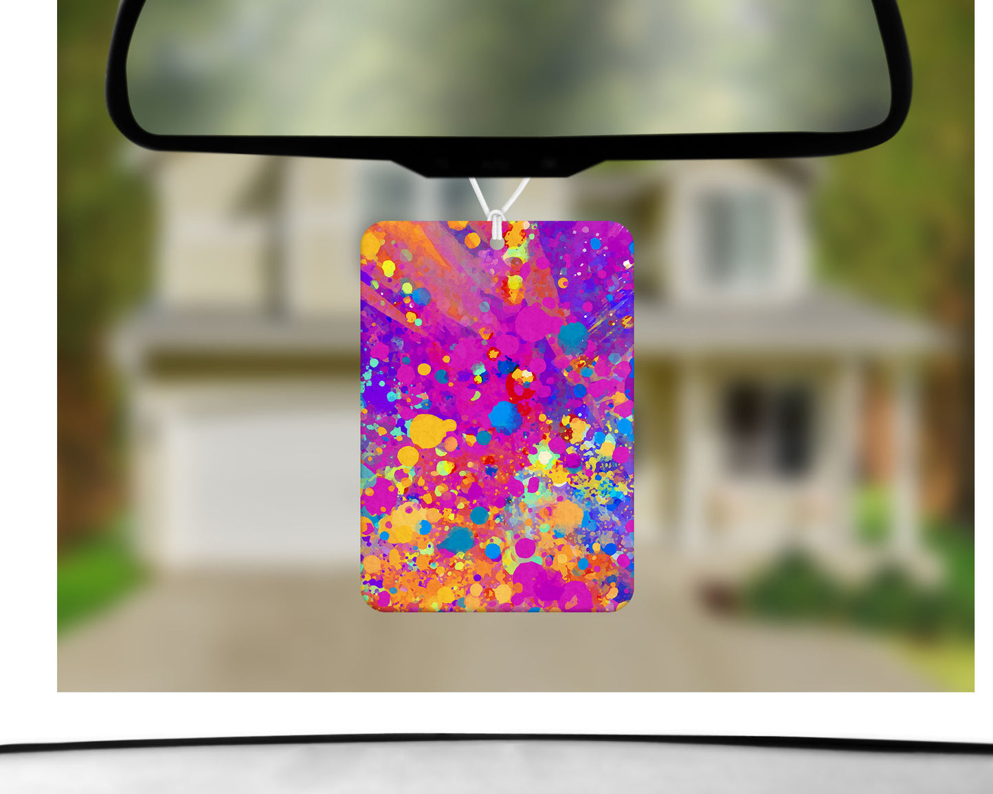 Paint Splatter  // Car Air Freshener
