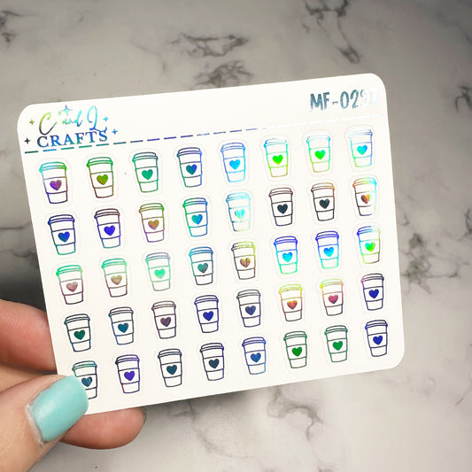Coffee Cup Mini Foil