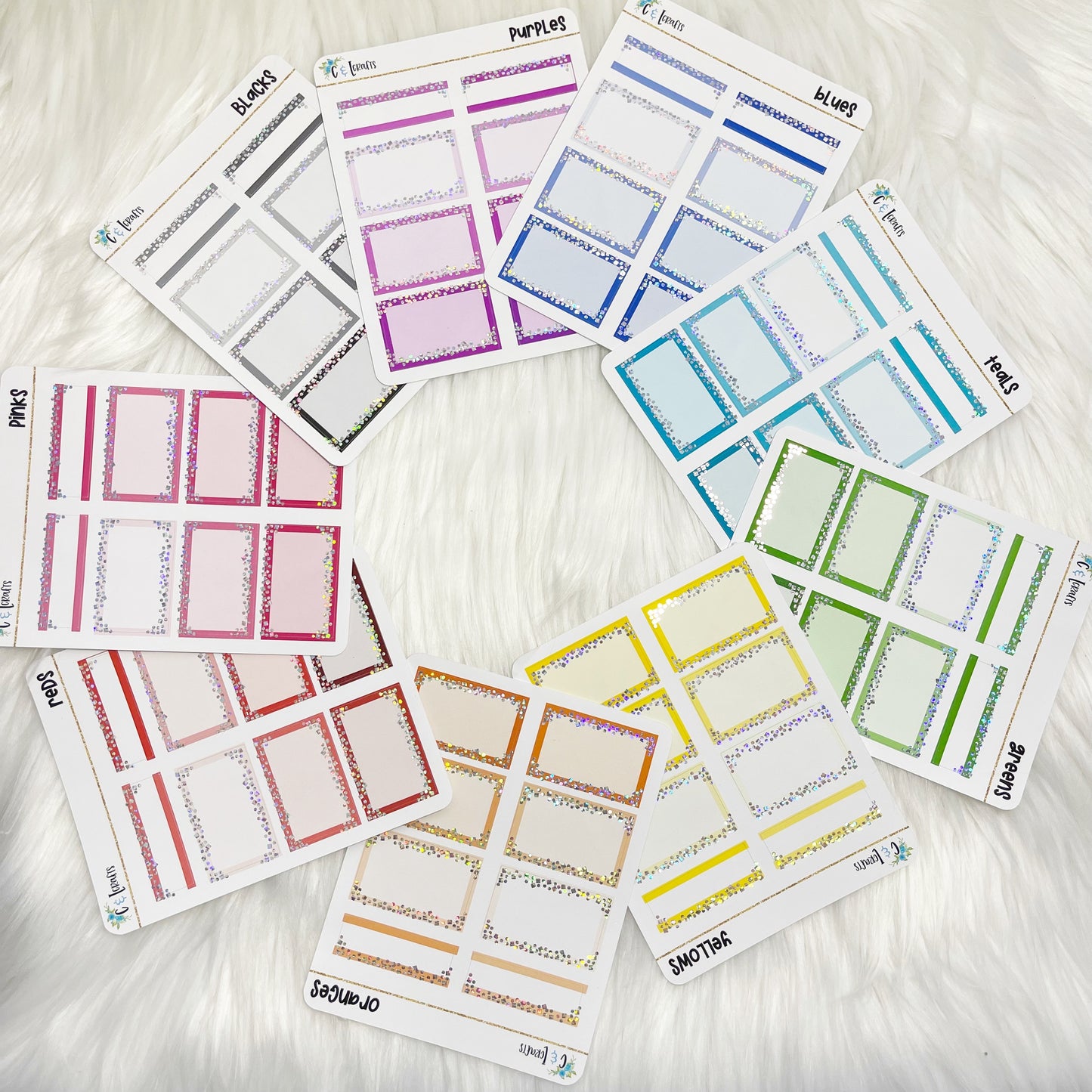 Rainbow Functional Foil Stickers