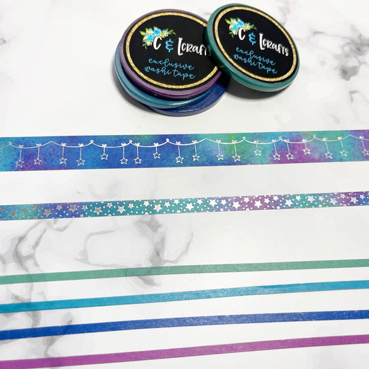 Shooting Star Foiled Washi Bundle