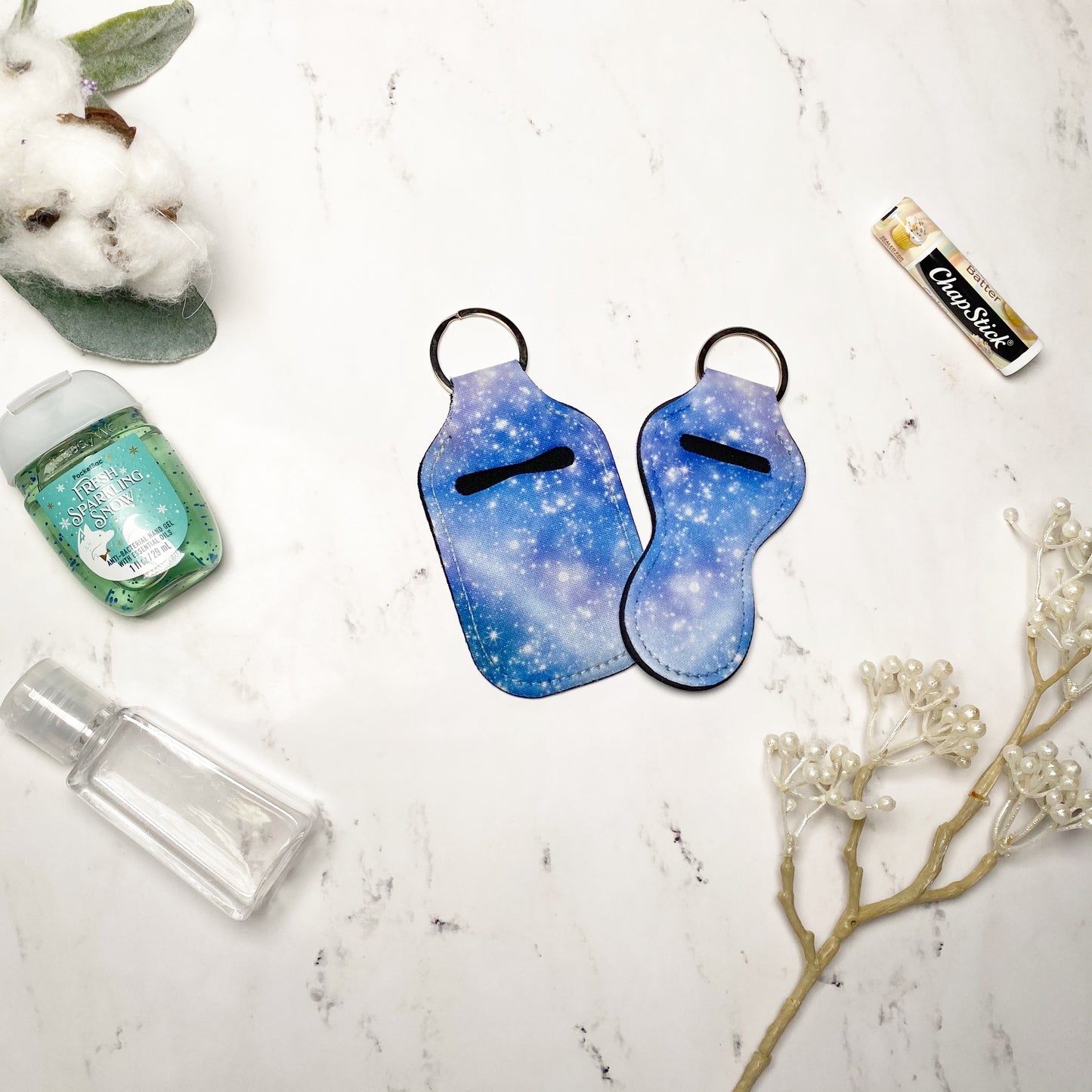 Galaxy Lip Balm and Hand Sanitizer Holders